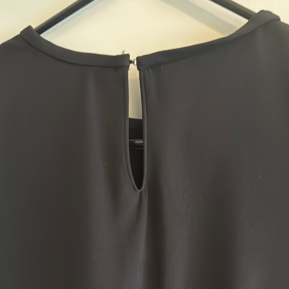 Madewell Black A-Line Mini Dress with Raglan Sleeves - Picture 4 of 10